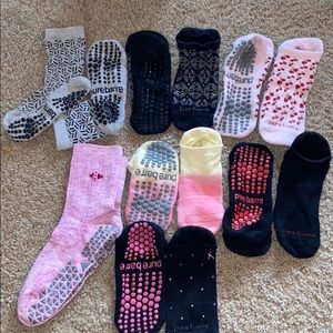 8 pairs of Pure Barre Sticky Socks